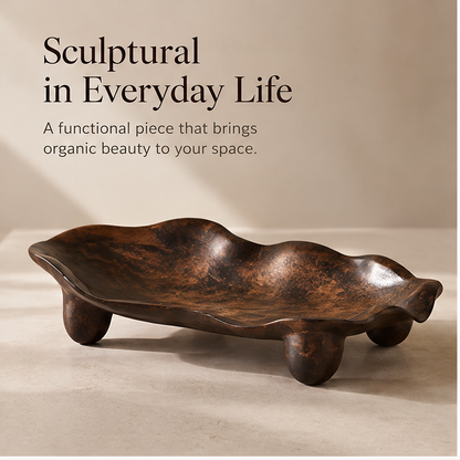 Sculptural organic tray lifestyle — Sculptural in Everyday Life
